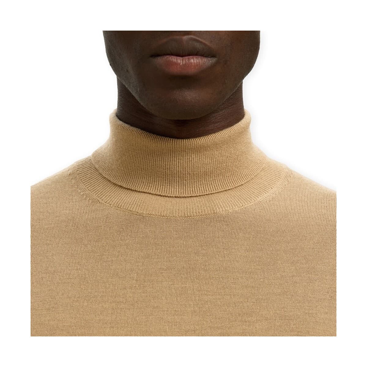 Men's Sweaters Selected Beige