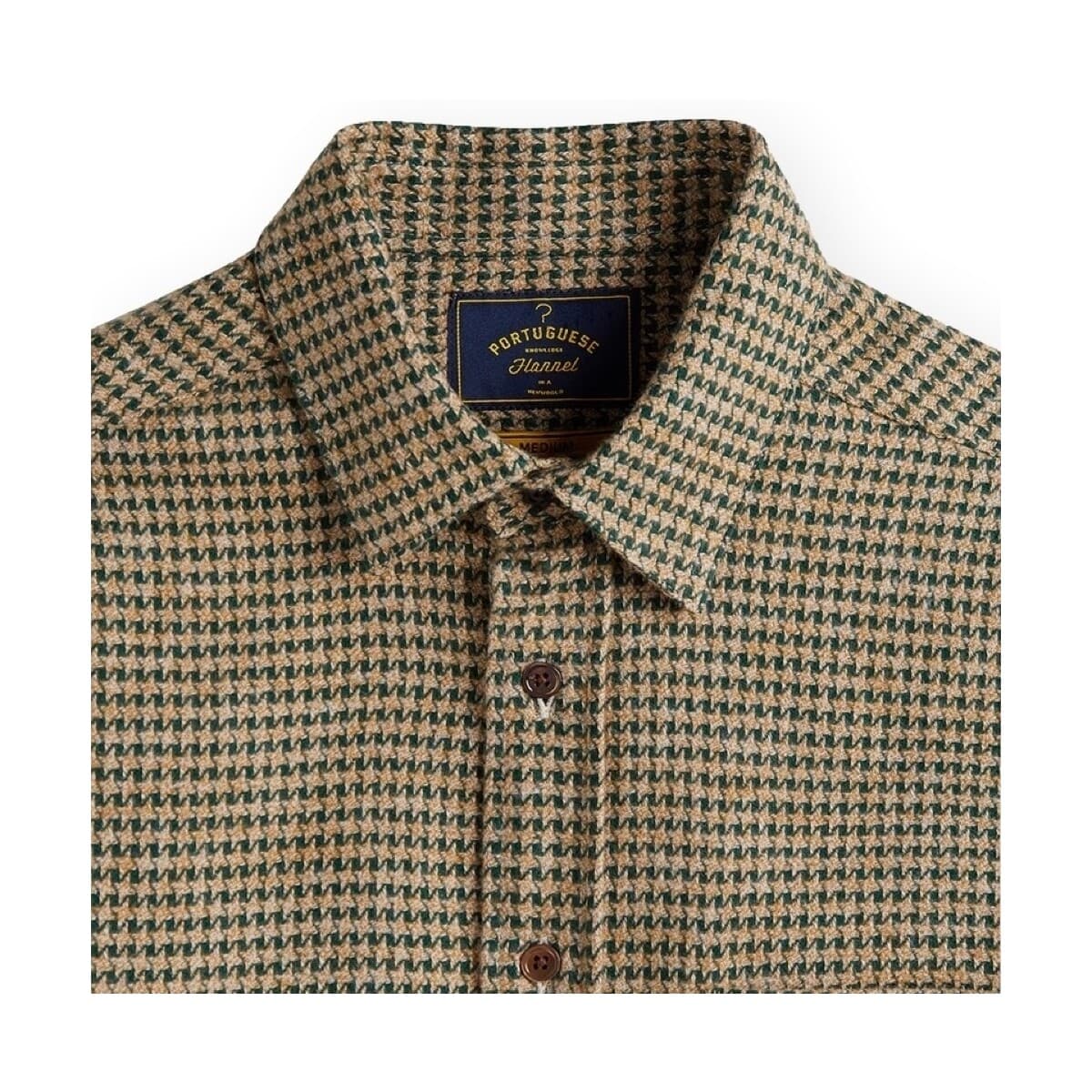 Men's Shirts Portuguese Flannel Green