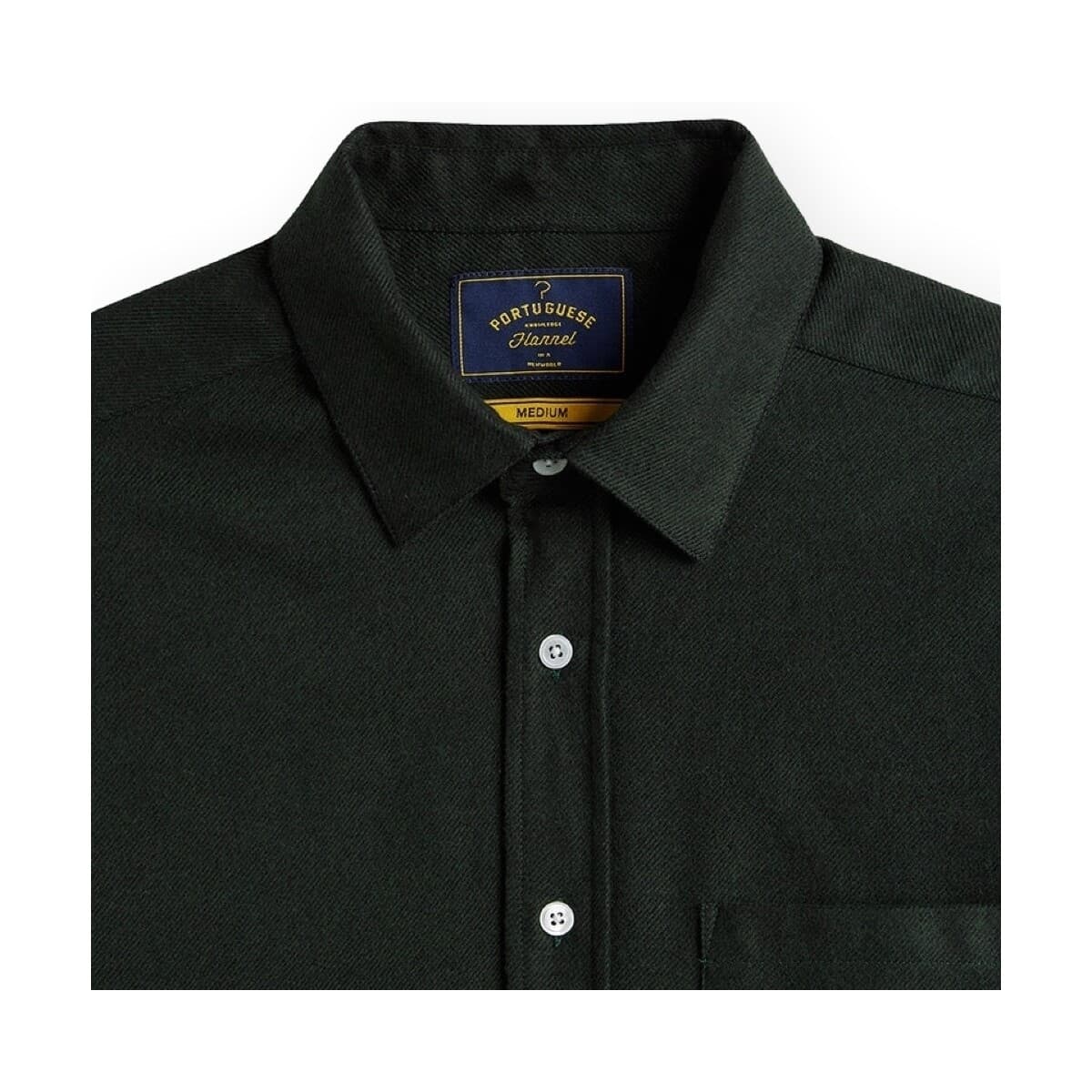 Men's Shirts Portuguese Flannel Green