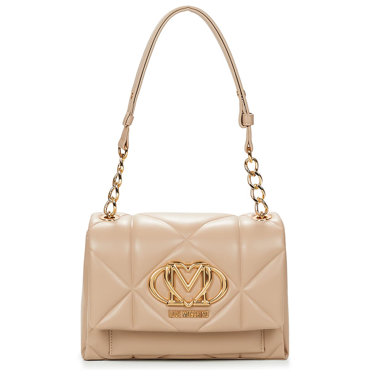Women's Shoulder Bags Love Moschino Beige