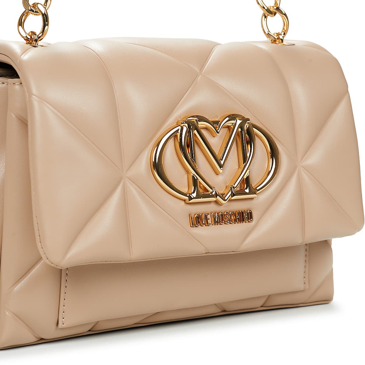 Women's Shoulder Bags Love Moschino Beige