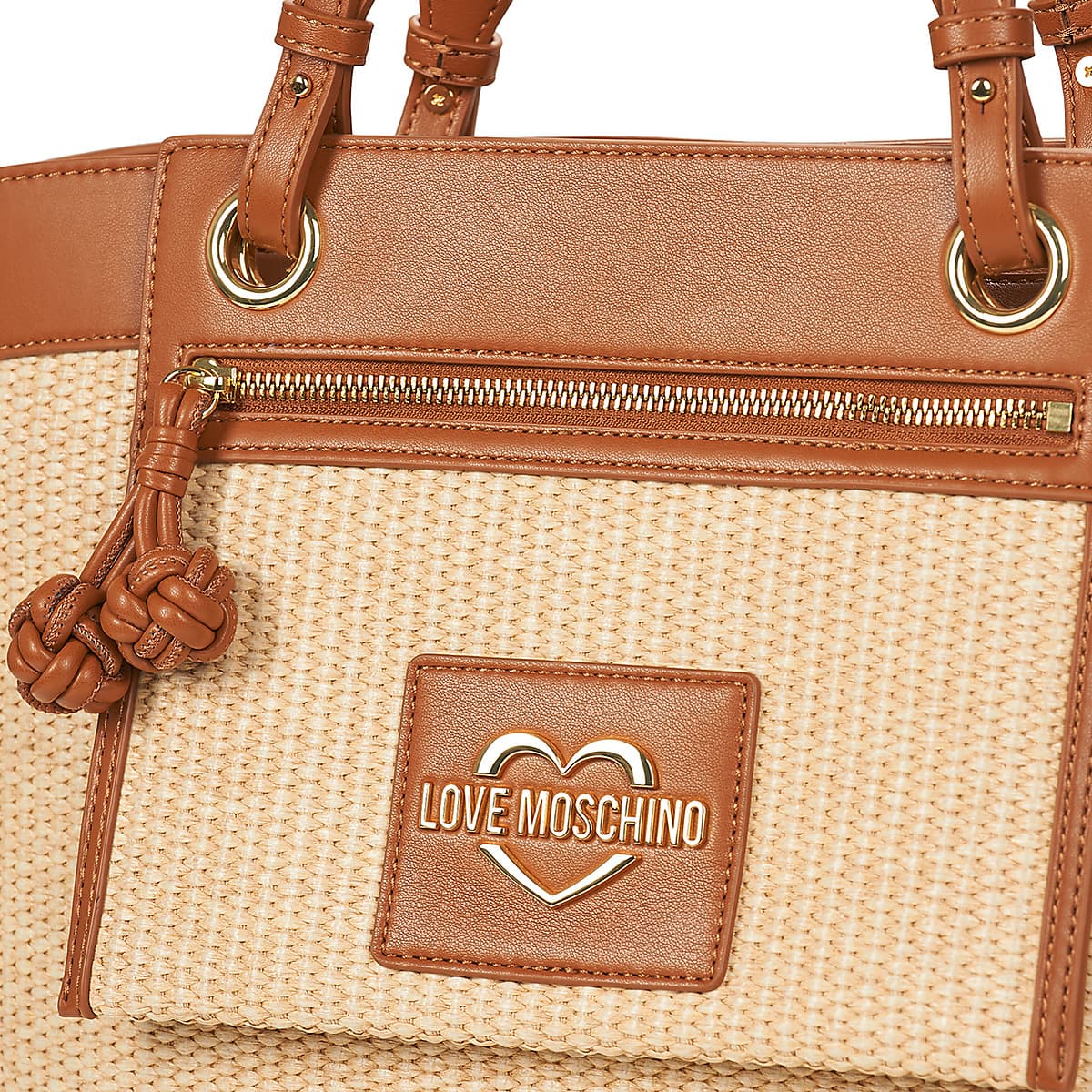 Women's Tote Bags Love Moschino Beige