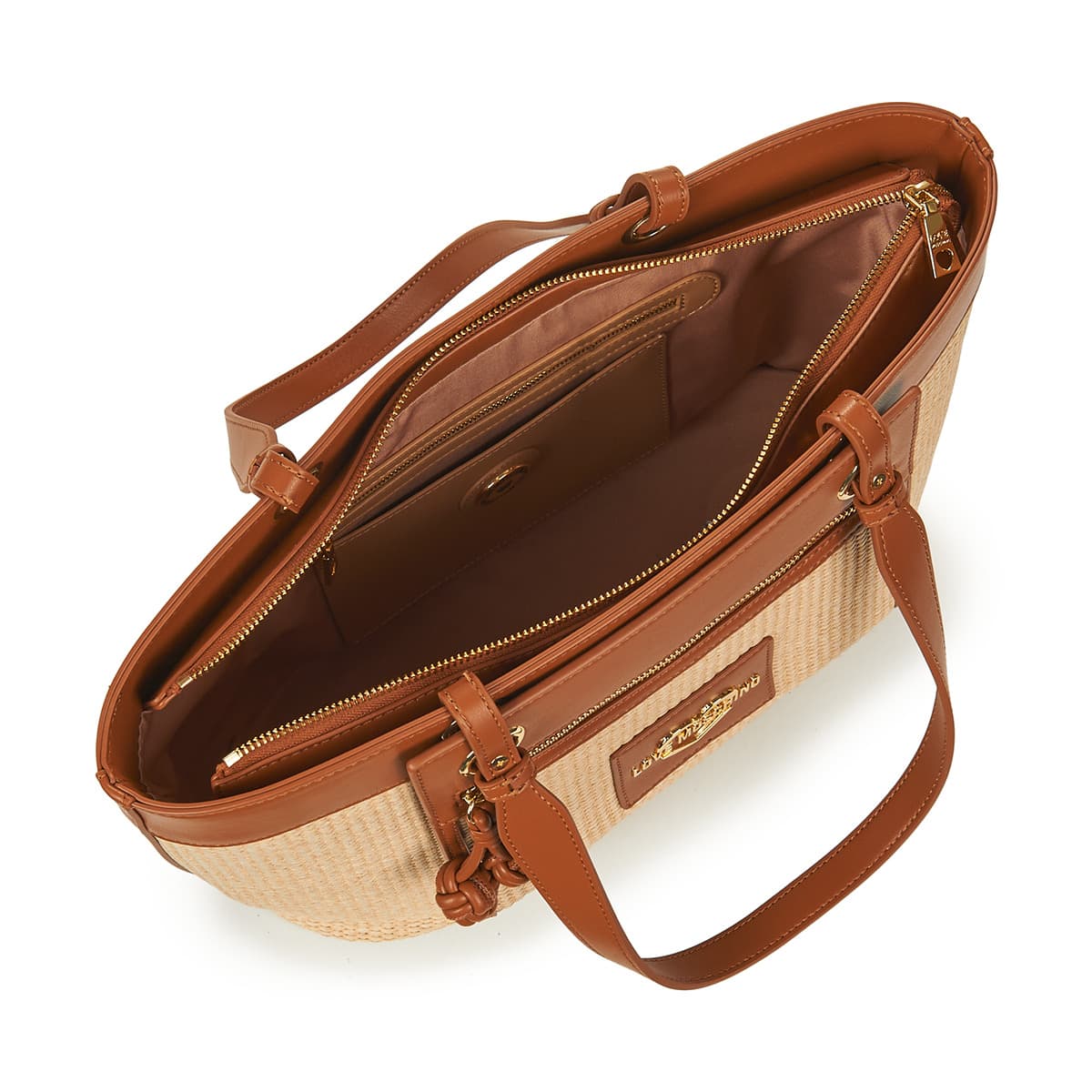 Women's Tote Bags Love Moschino Beige