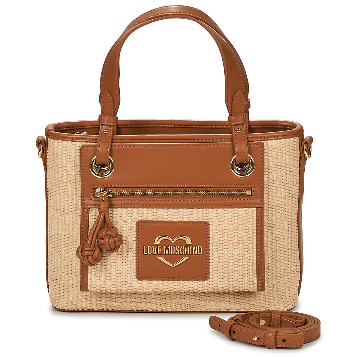 Women's Shoulder Bags Love Moschino Beige