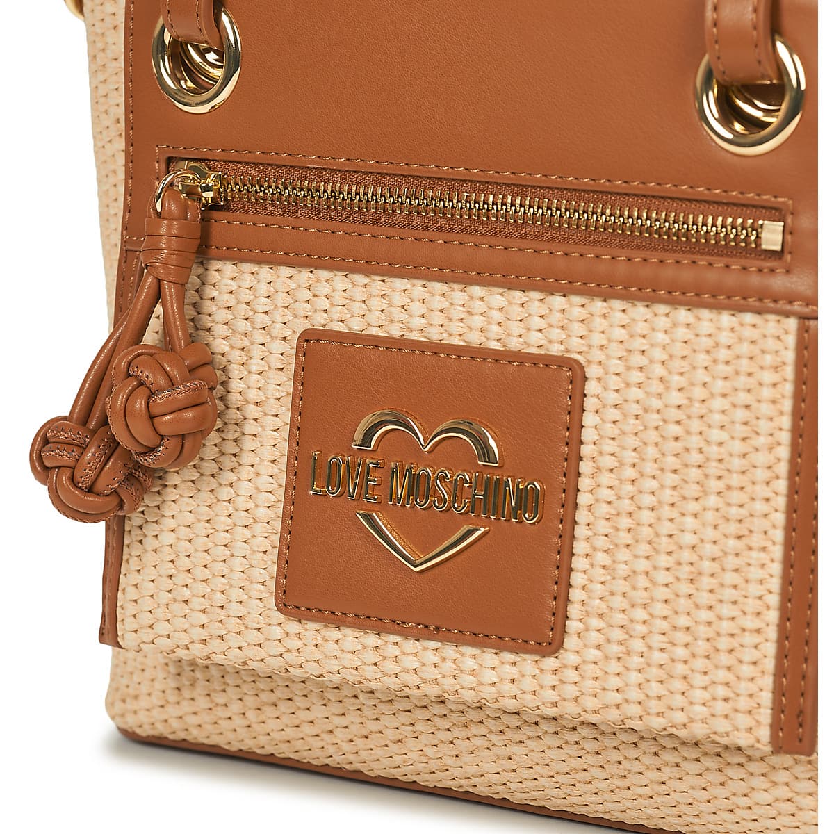 Women's Shoulder Bags Love Moschino Beige