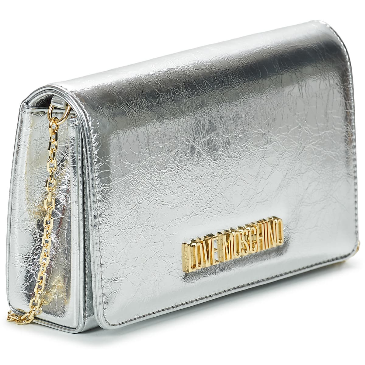 Women's Shoulder Bags Love Moschino Silver