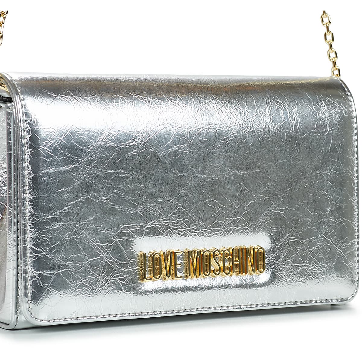 Women's Shoulder Bags Love Moschino Silver