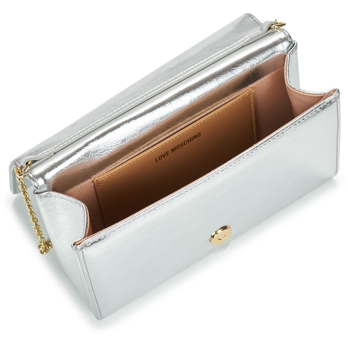 Women's Shoulder Bags Love Moschino Silver