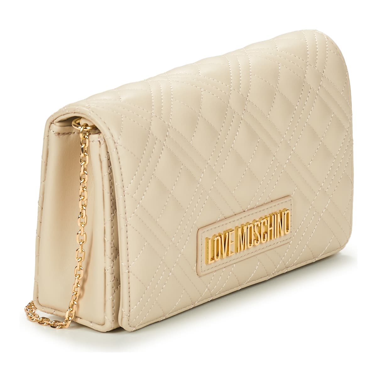 Women's Shoulder Bags Love Moschino Beige