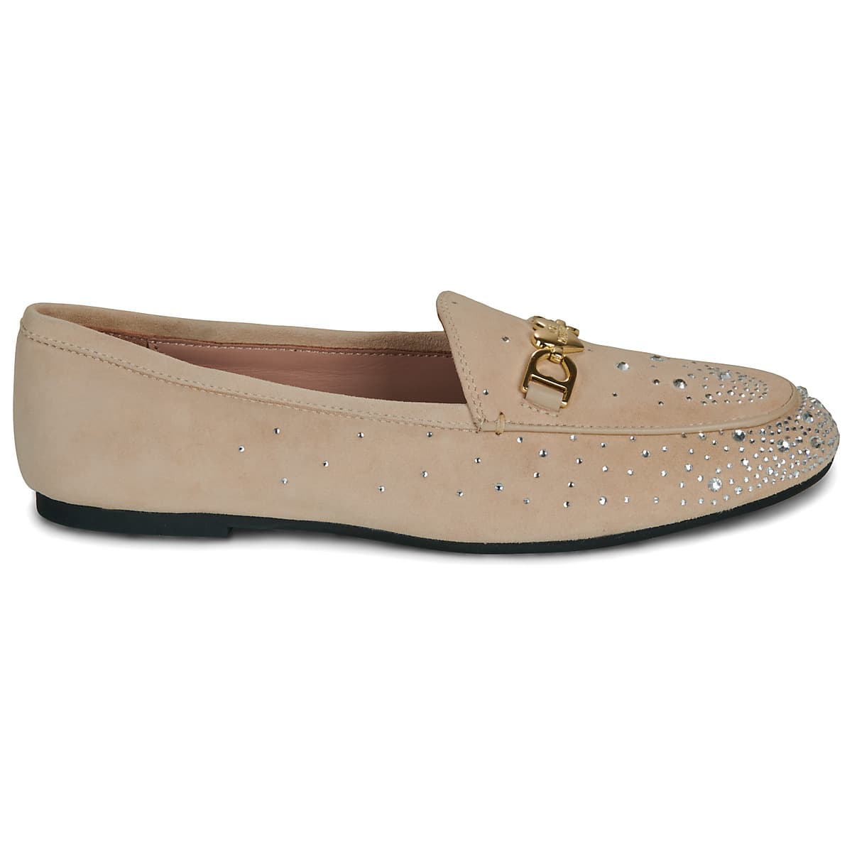 Women's Loafers Love Moschino Beige