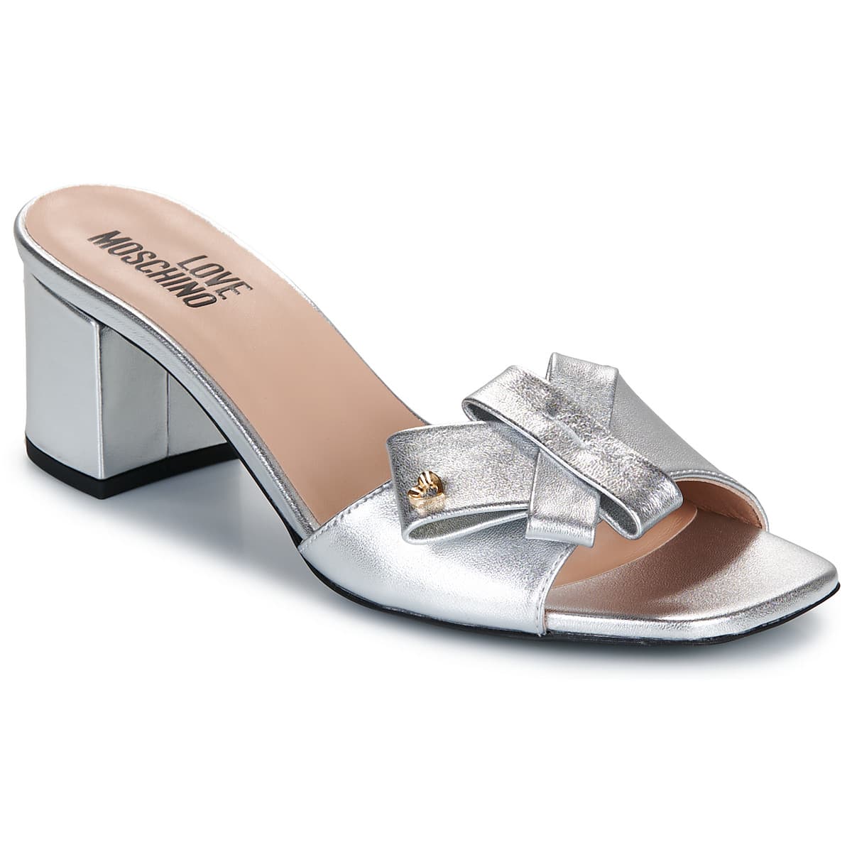 Women's Mules Love Moschino Silver