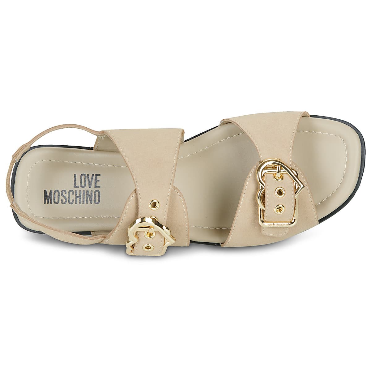 Women's Sandals Love Moschino Beige