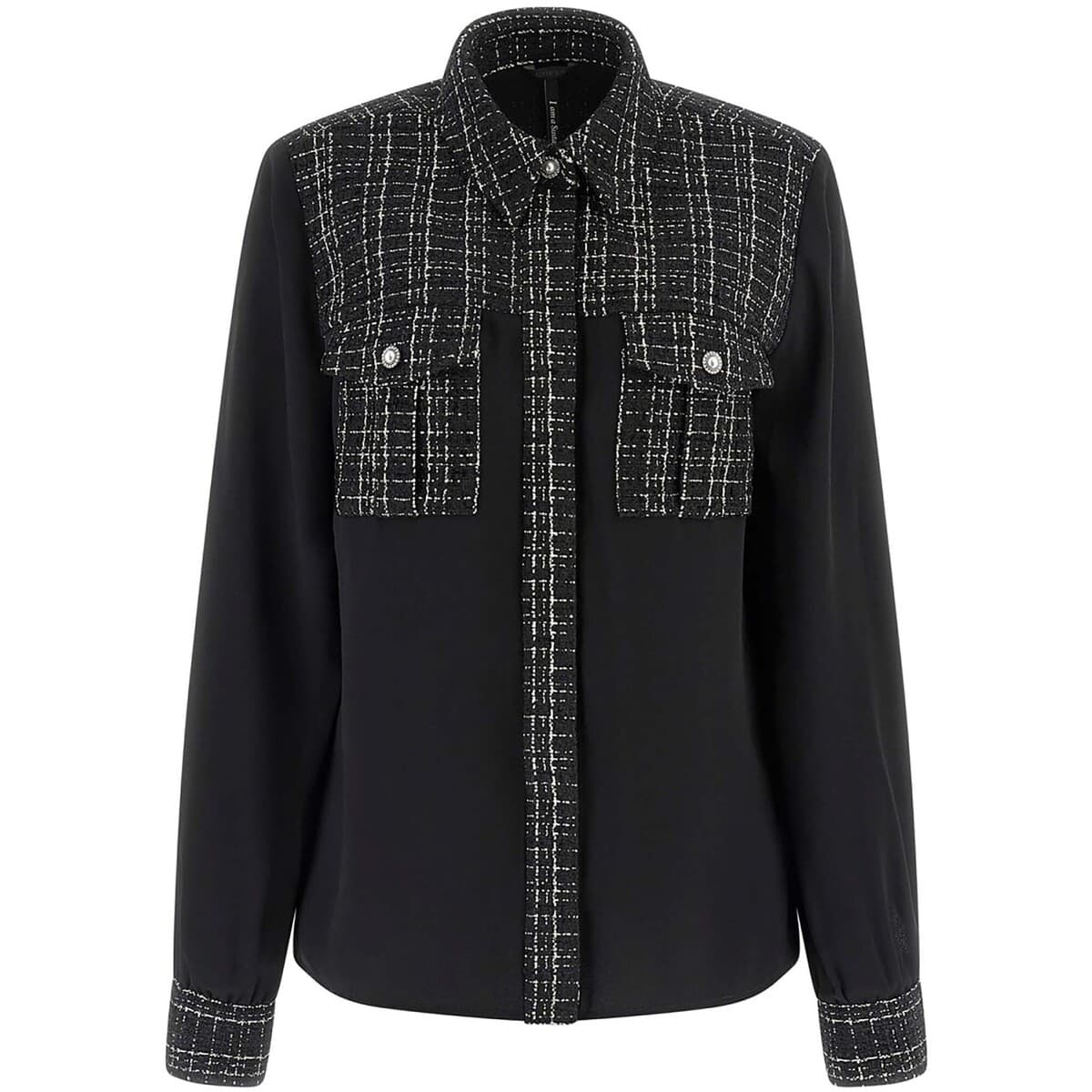 Πουκάμισα Guess Sandra Mix Tweed Shirt