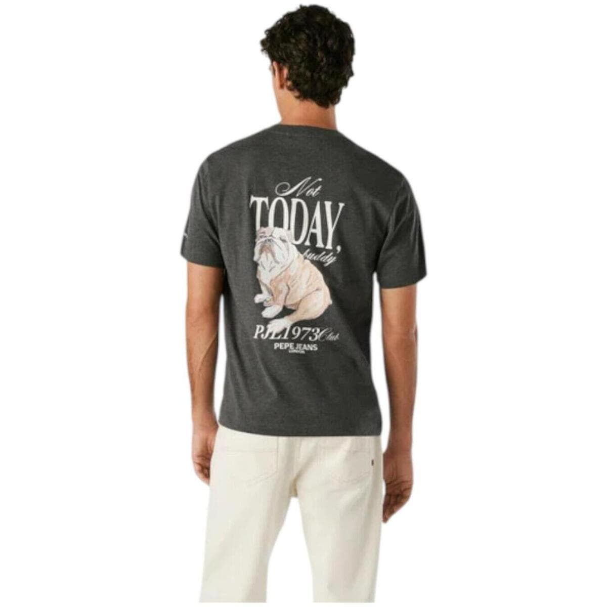 Men's T-Shirts Pepe Jeans Gray