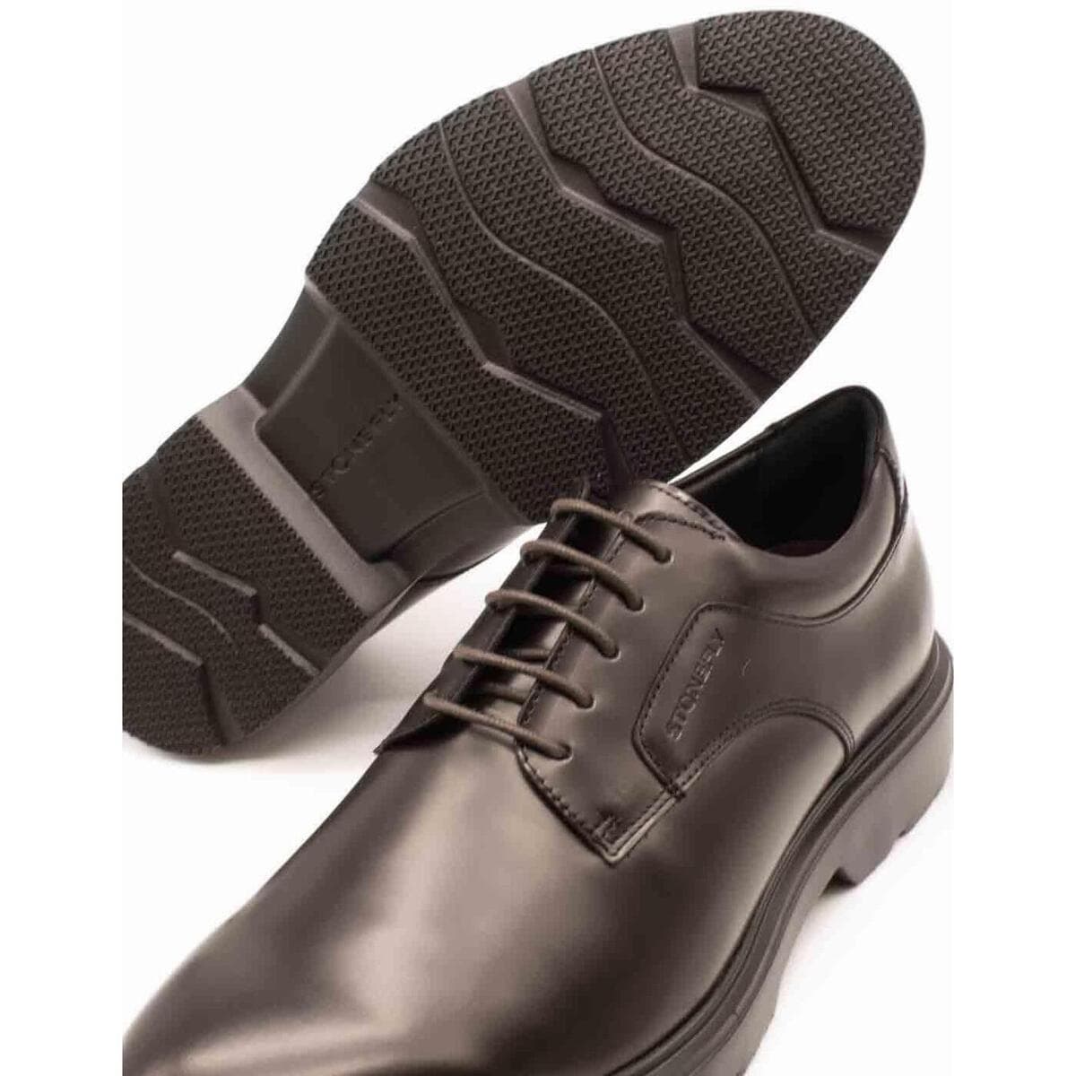 Men's Derby Shoes Stonefly Brown