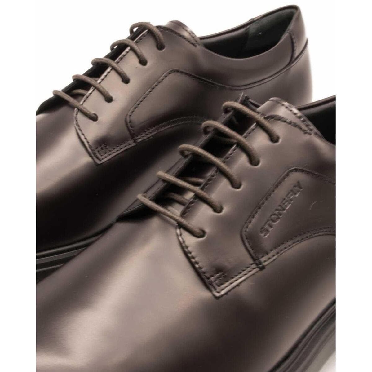 Men's Derby Shoes Stonefly Brown
