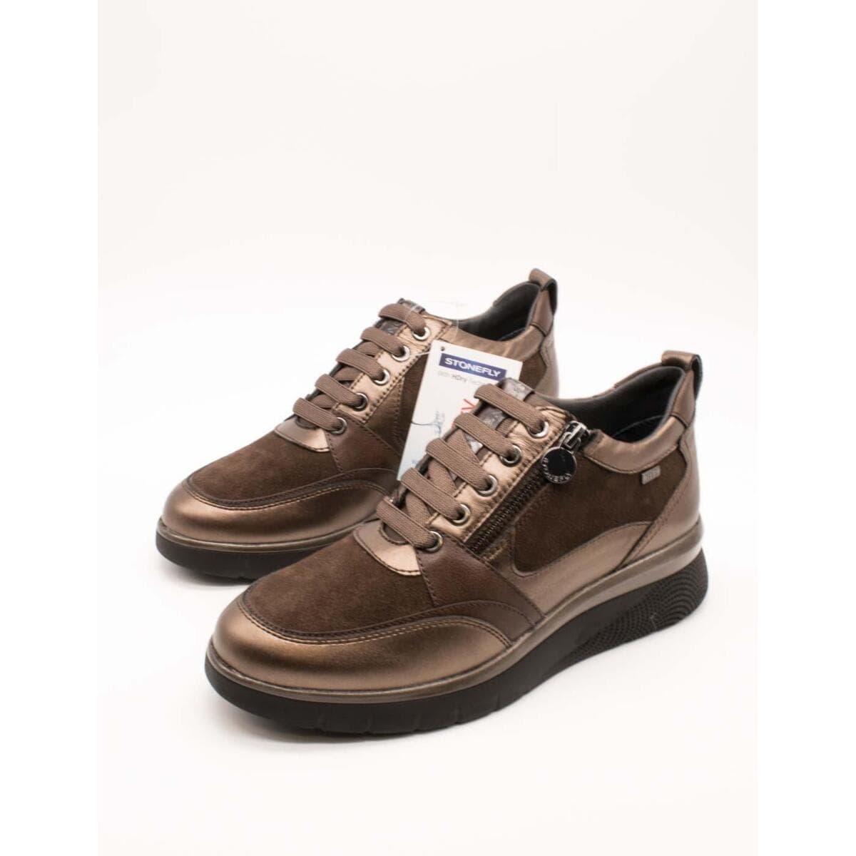 Women's Sneakers Stonefly Brown