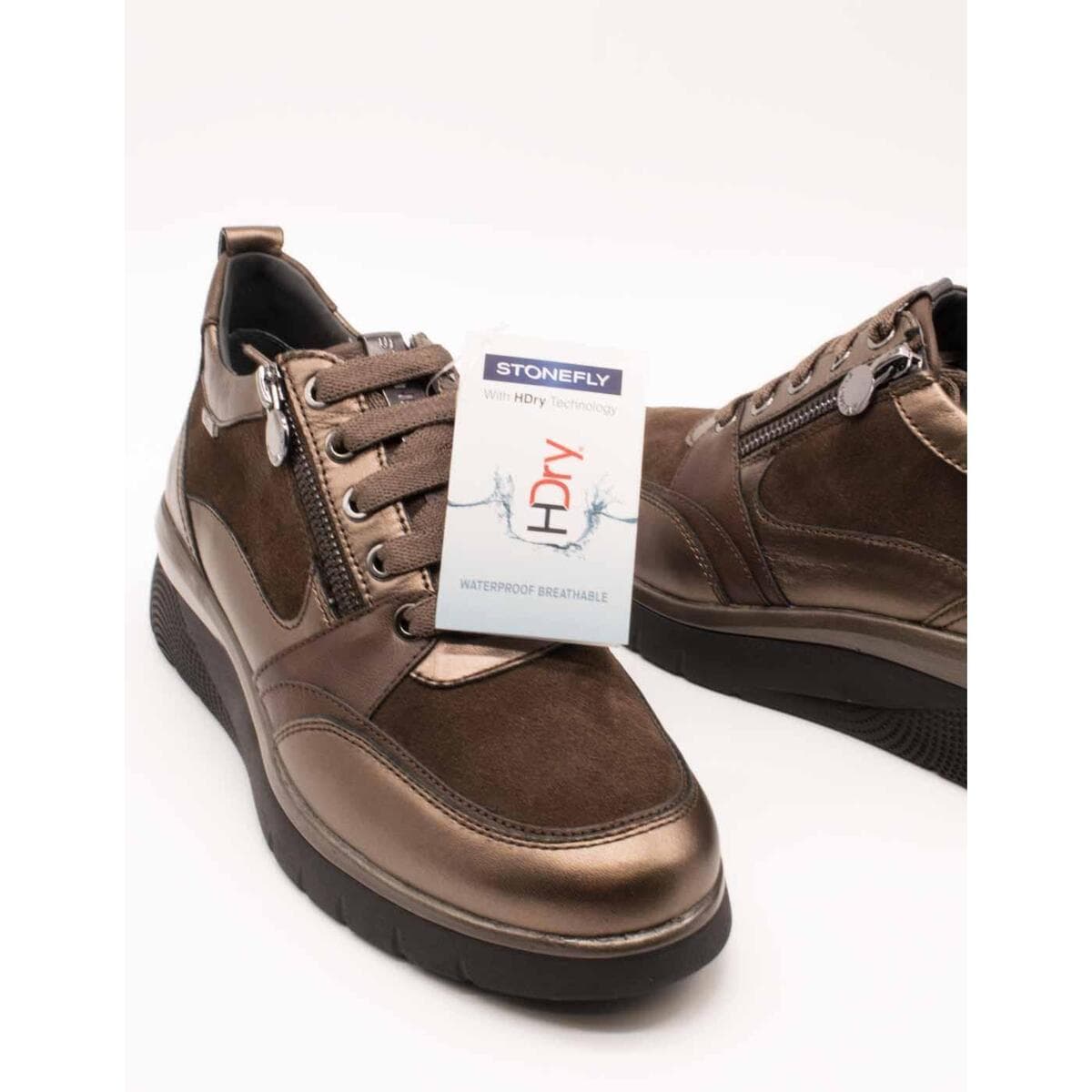 Women's Sneakers Stonefly Brown