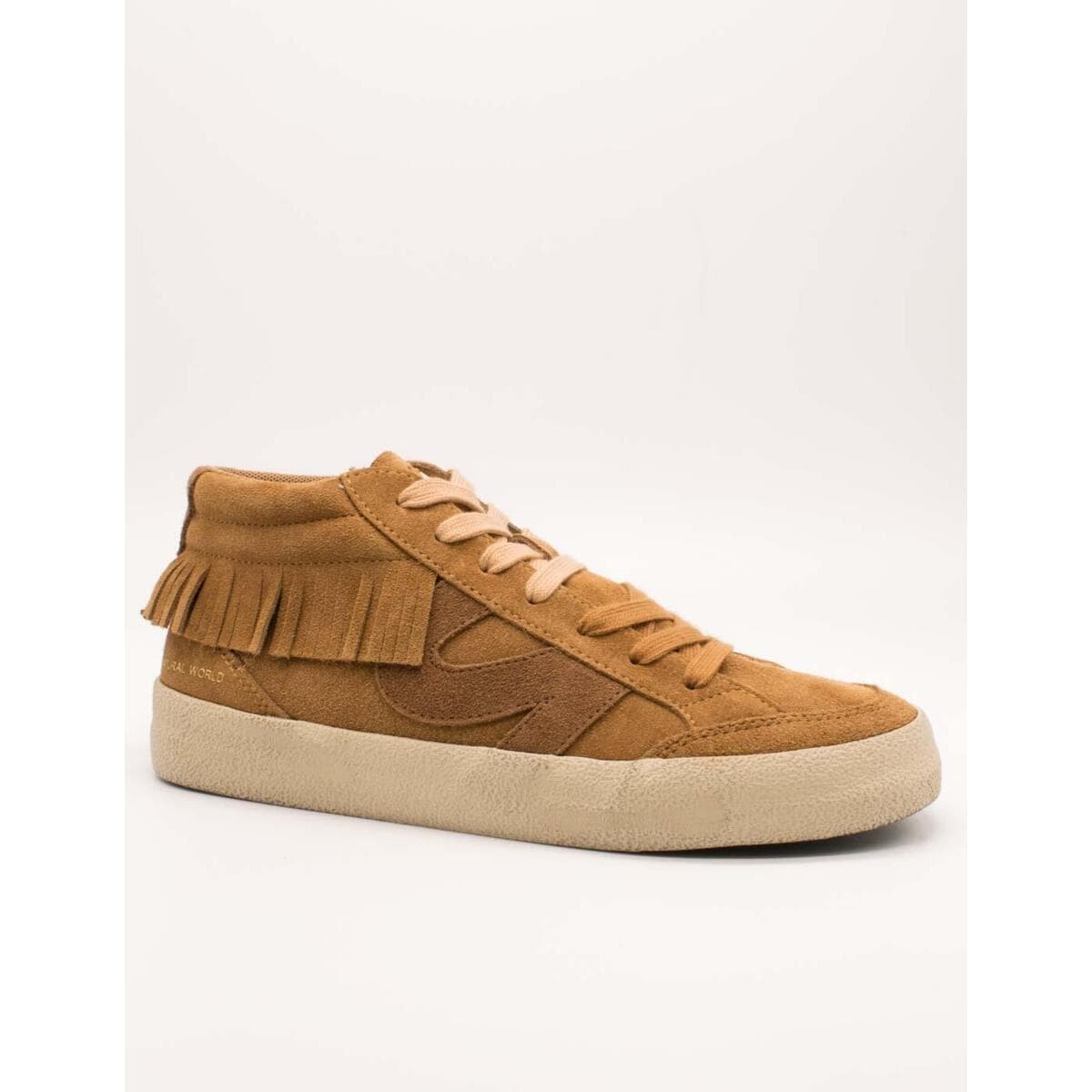 Ψηλά Sneakers Natural World 9041 Camel