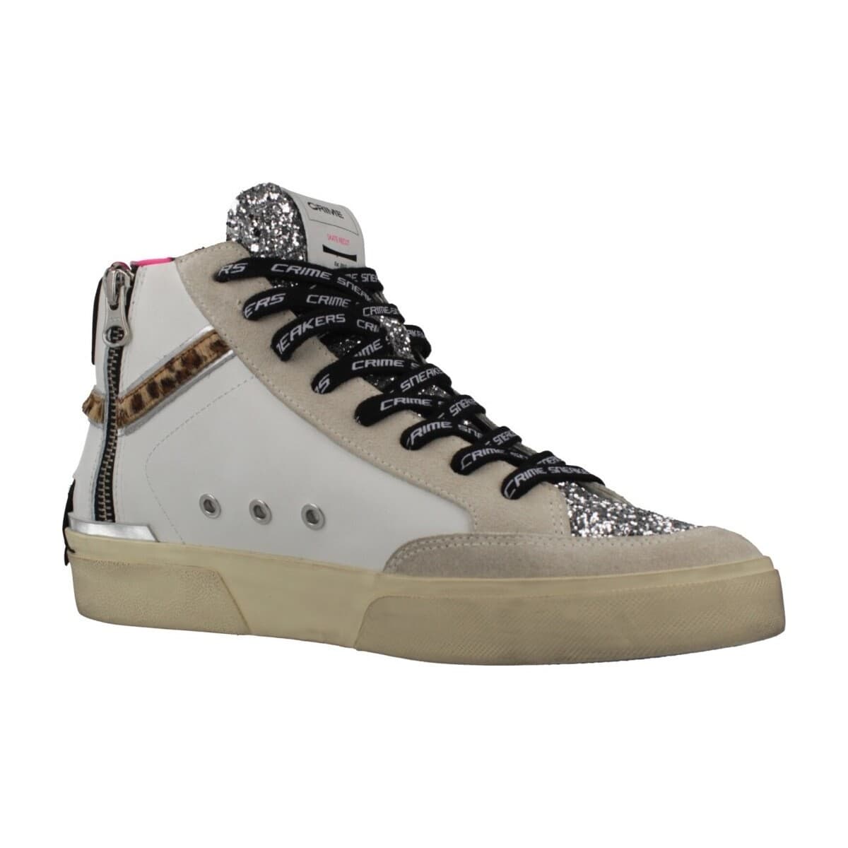 Women's Sneakers Crime London White