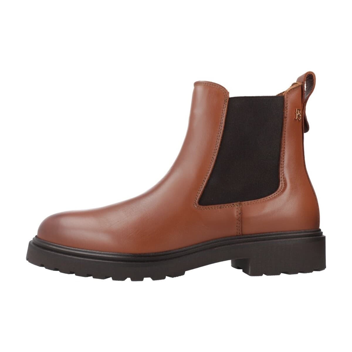 Μπότες Tommy Hilfiger Botines Mujer Modèle Th Leather Cleated Chels