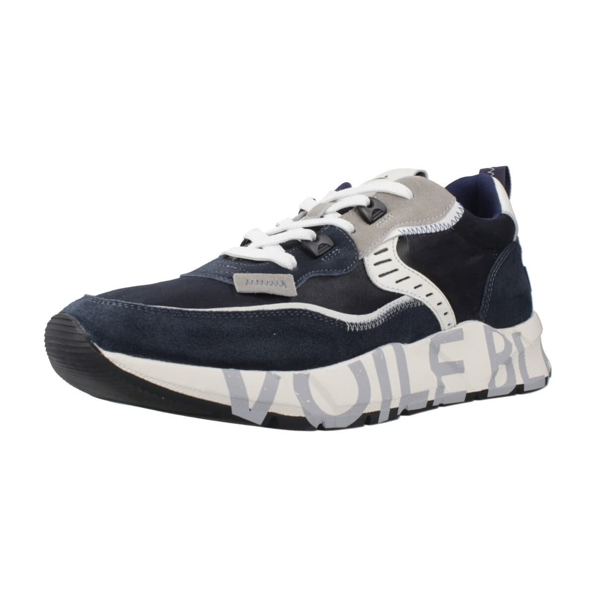 Men's Sneakers Voile Blanche Blue
