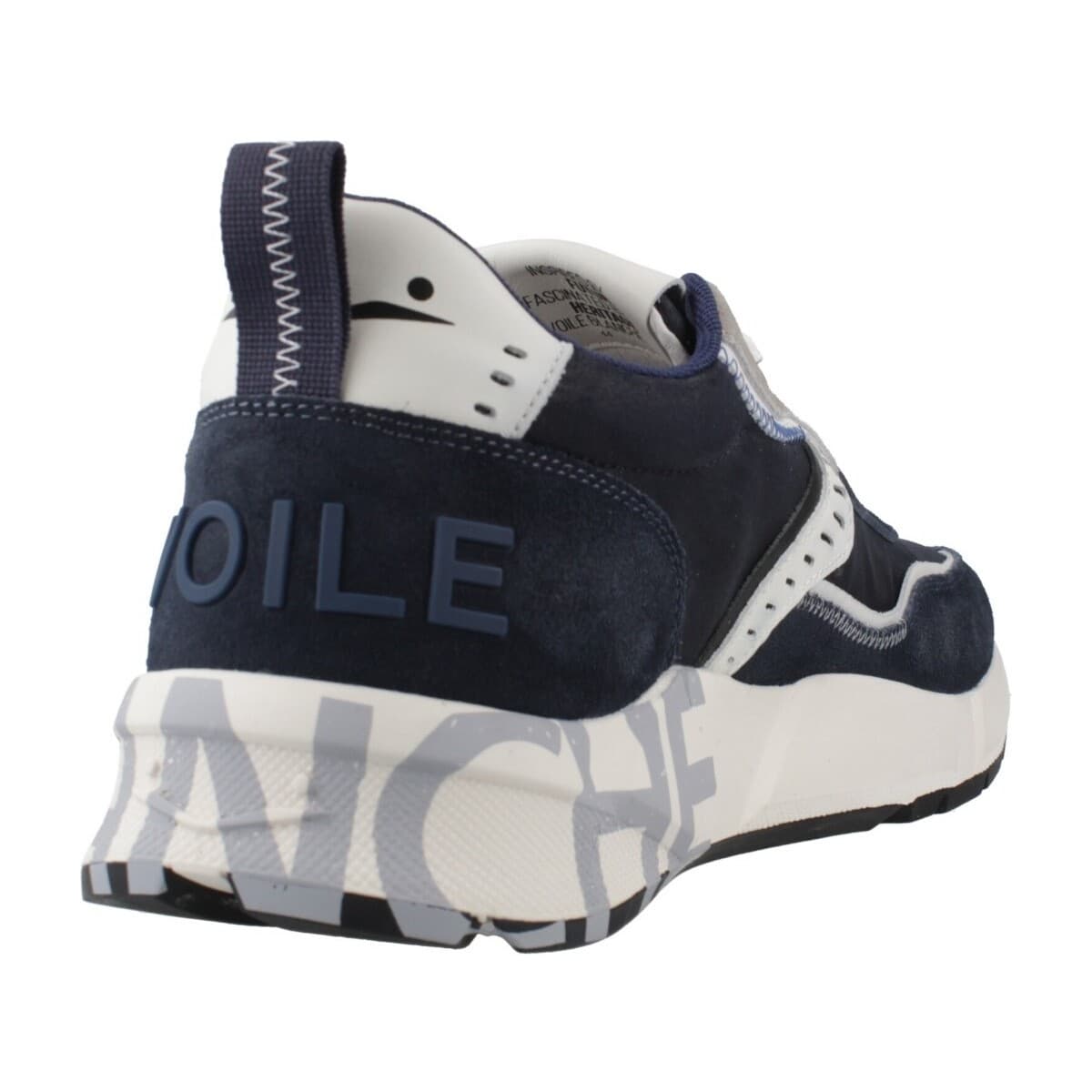 Men's Sneakers Voile Blanche Blue