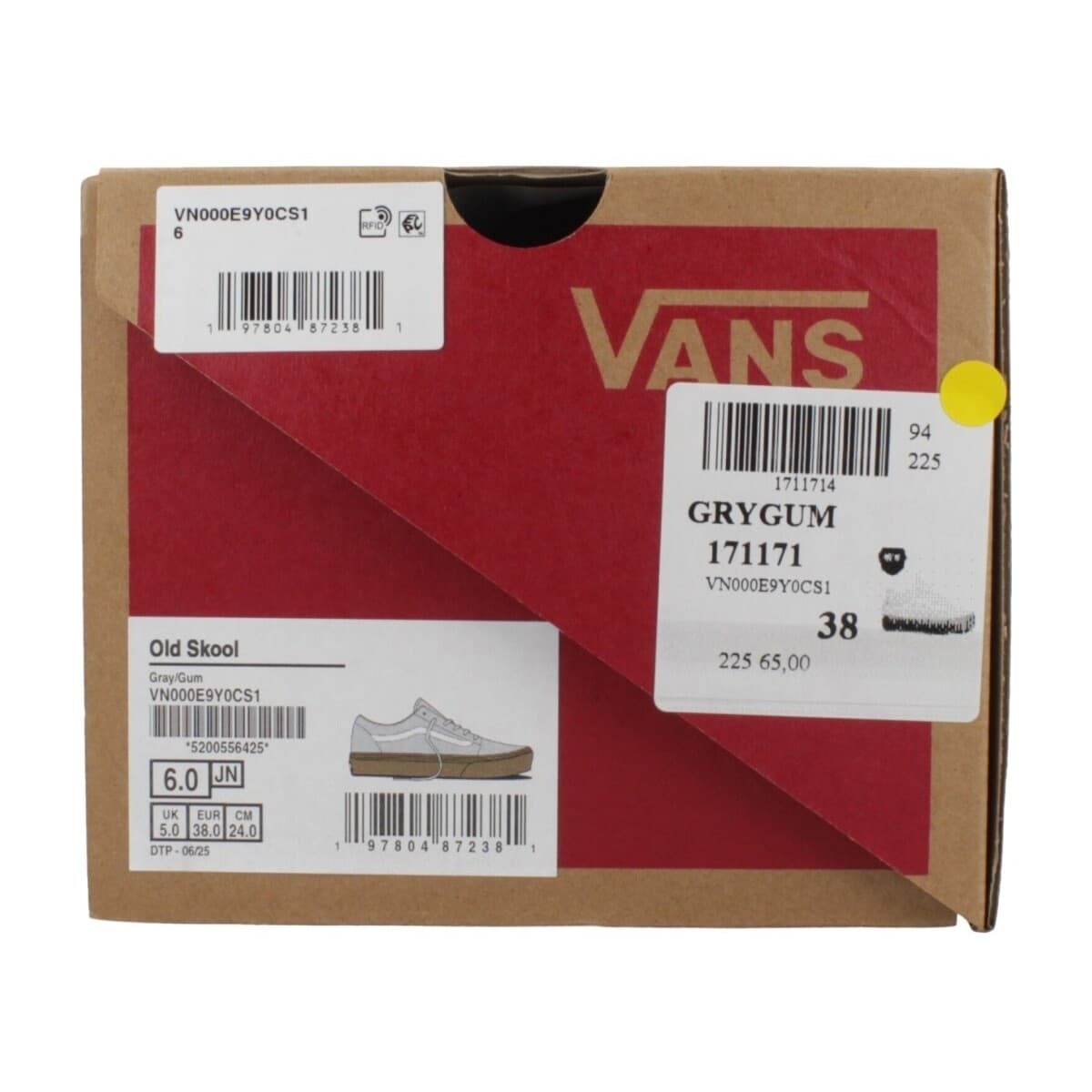 Boys' Sneakers Vans Gray