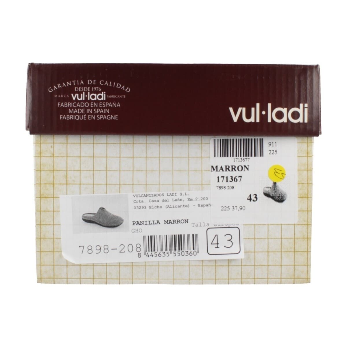 Men's House Slippers Vulladi Brown