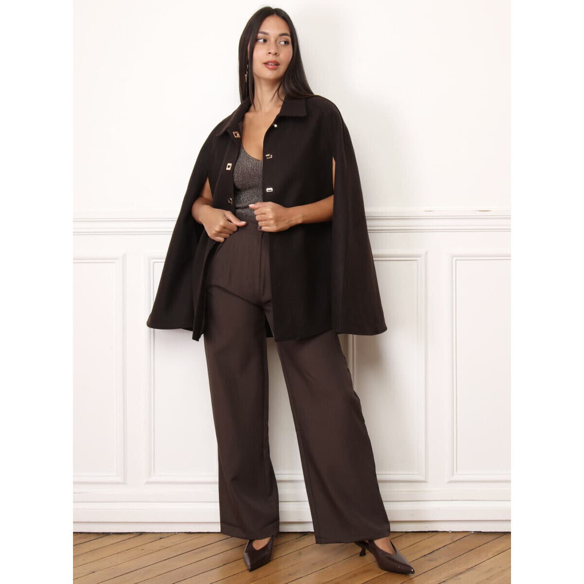 Women's Coats La Modeuse Brown