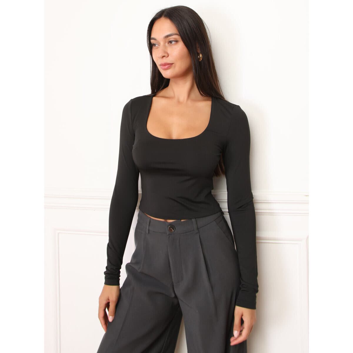 Women's T-Shirts La Modeuse Black