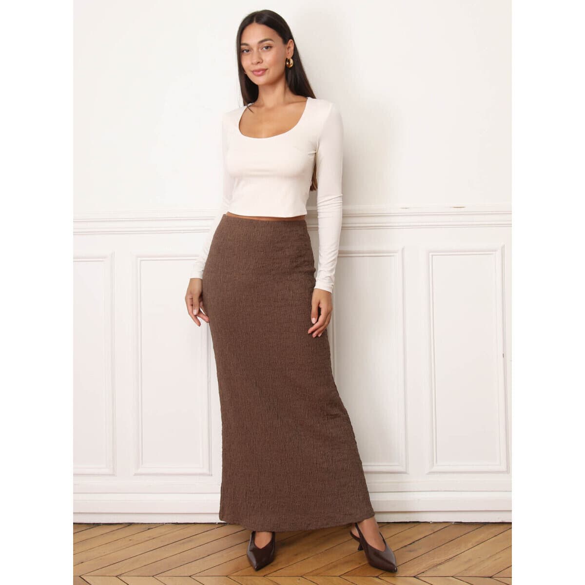 Women's T-Shirts La Modeuse Beige