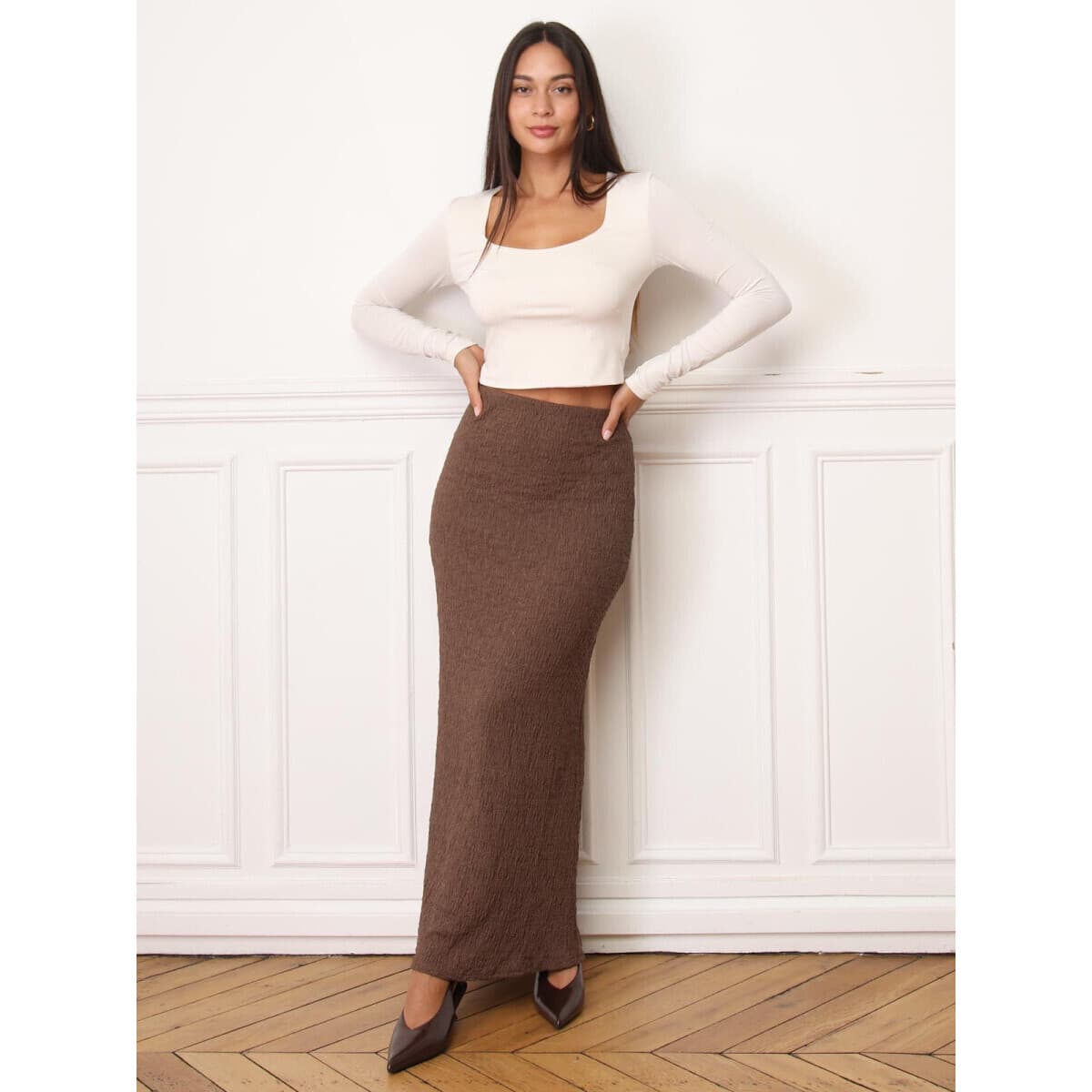 Women's T-Shirts La Modeuse Beige