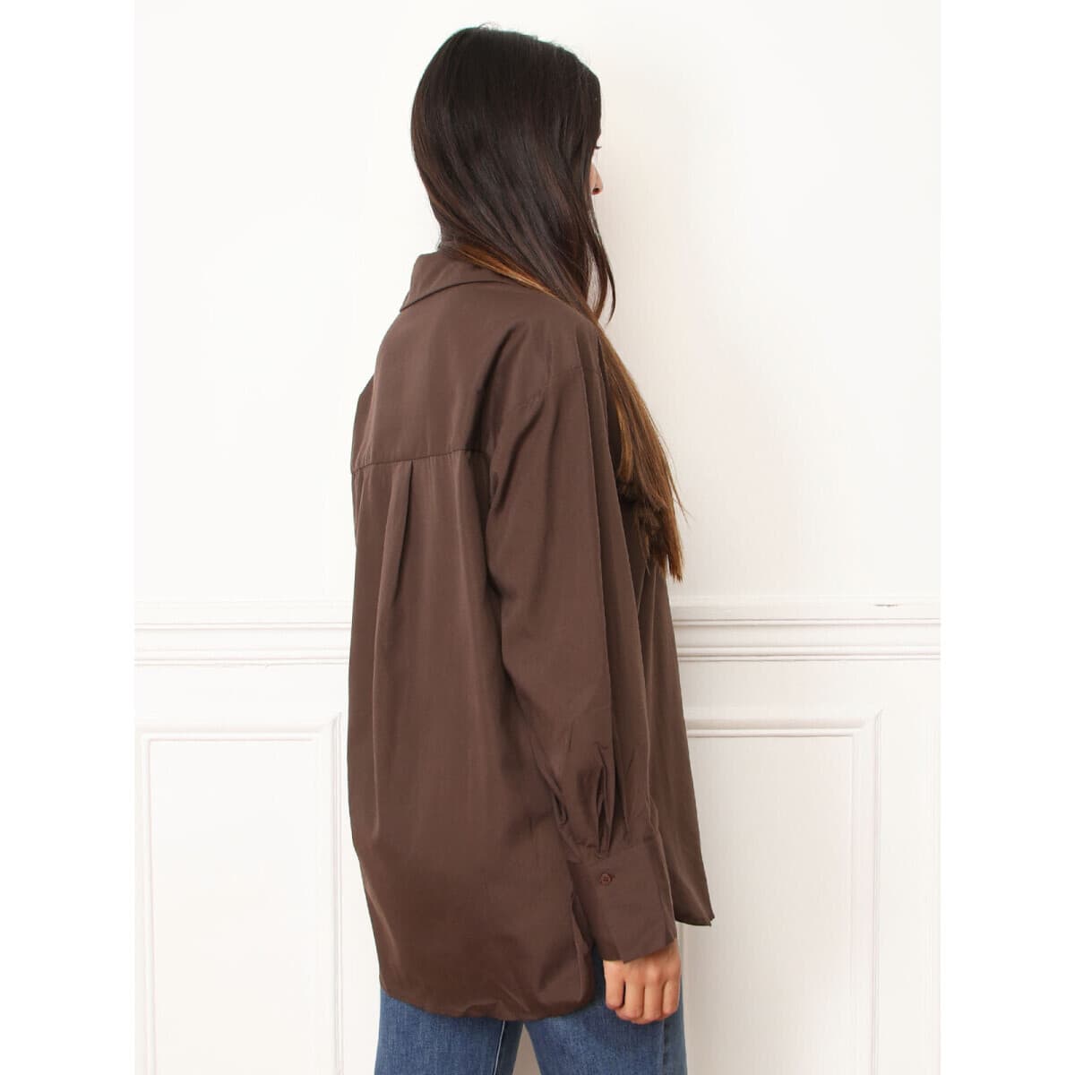 Women's Shirts La Modeuse Brown