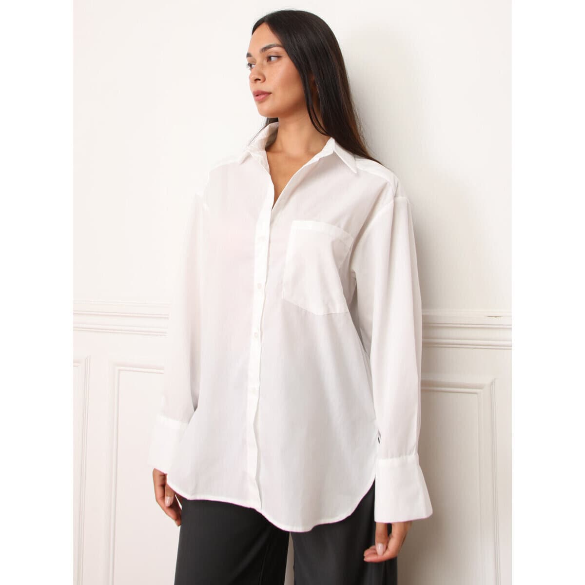Women's Shirts La Modeuse White