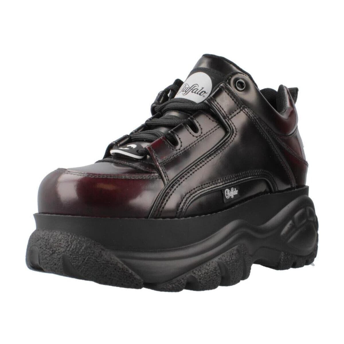 Women's Derby Shoes Buffalo Bordeaux