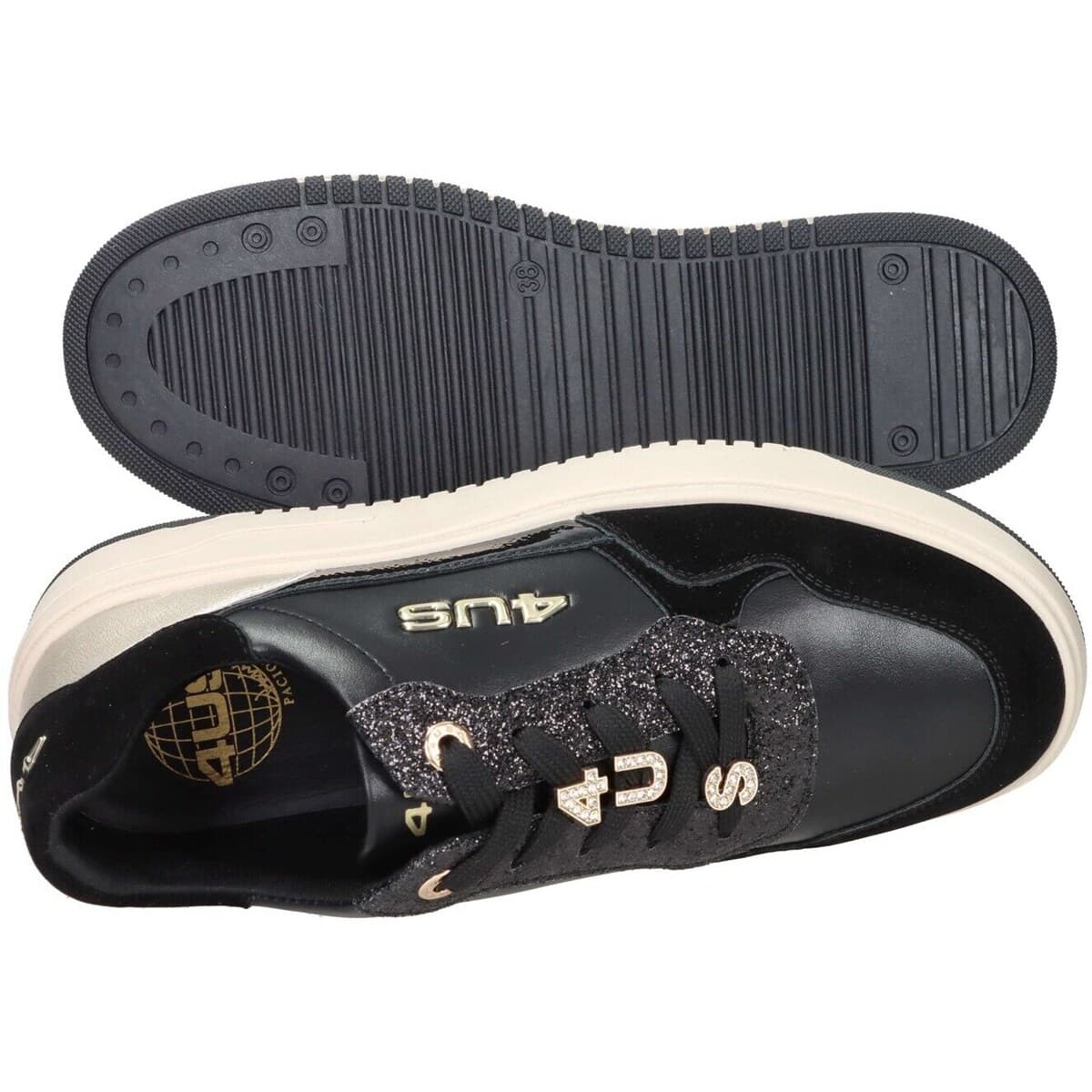 Girls' Sneakers 4Us Paciotti Black