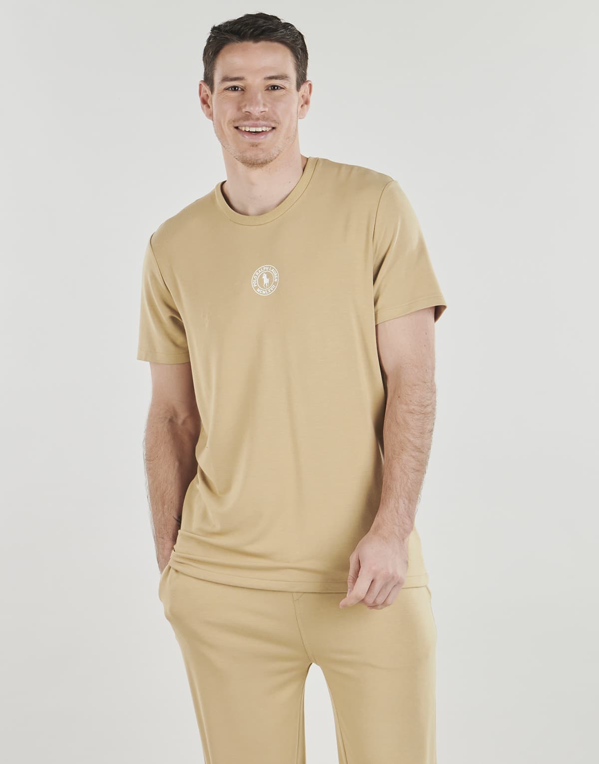 Men's T-Shirts Polo Ralph Lauren Beige