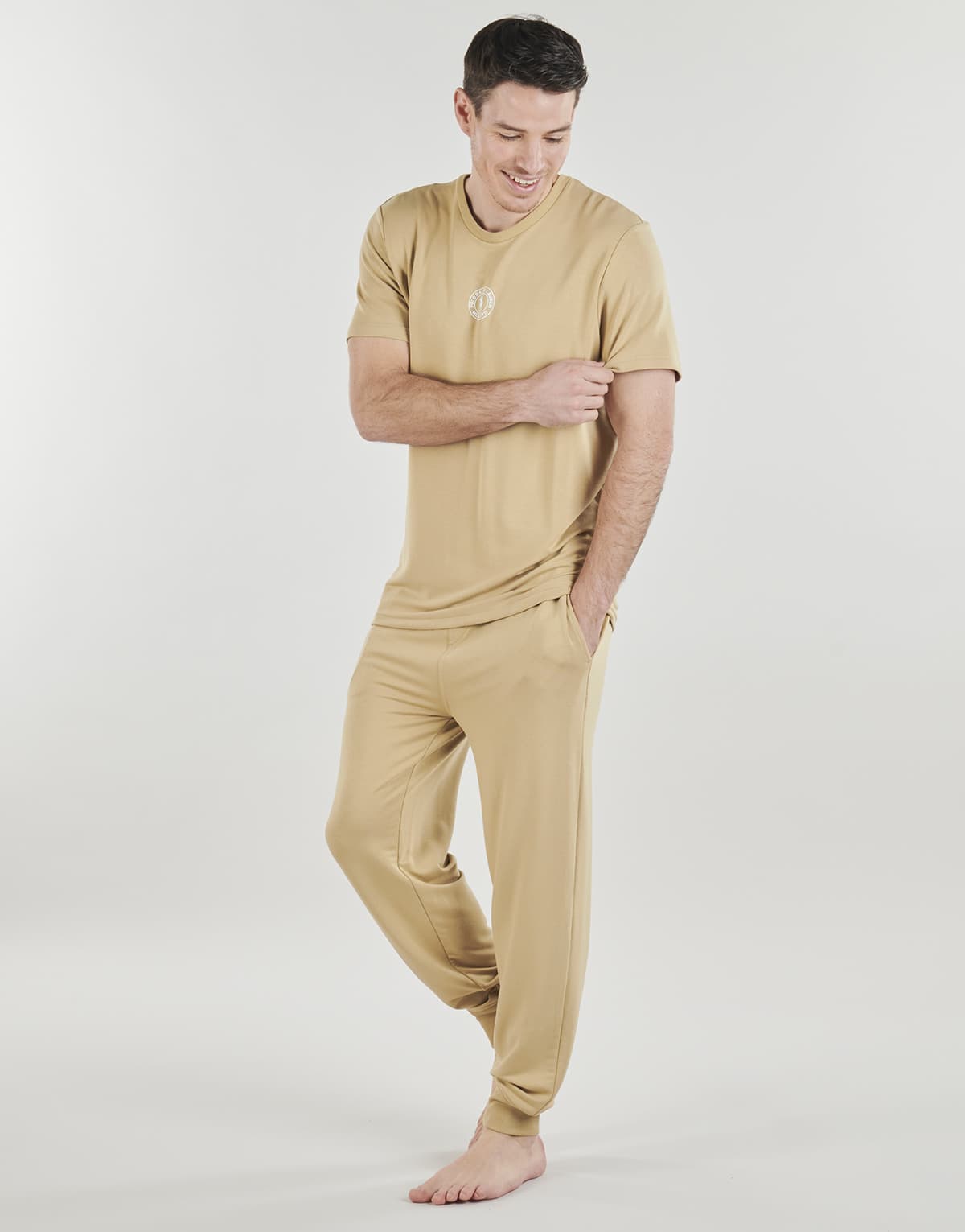 Men's T-Shirts Polo Ralph Lauren Beige