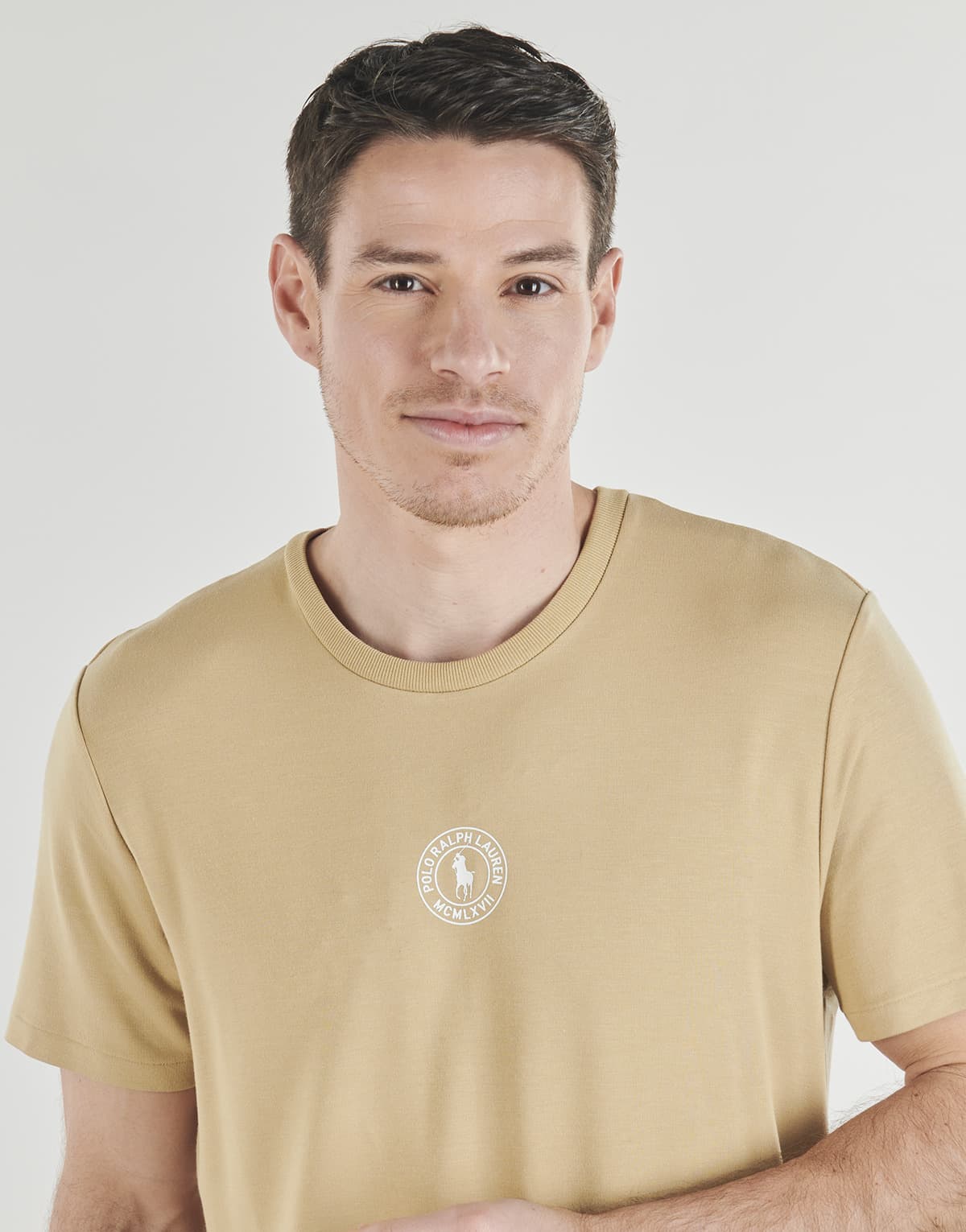 Men's T-Shirts Polo Ralph Lauren Beige