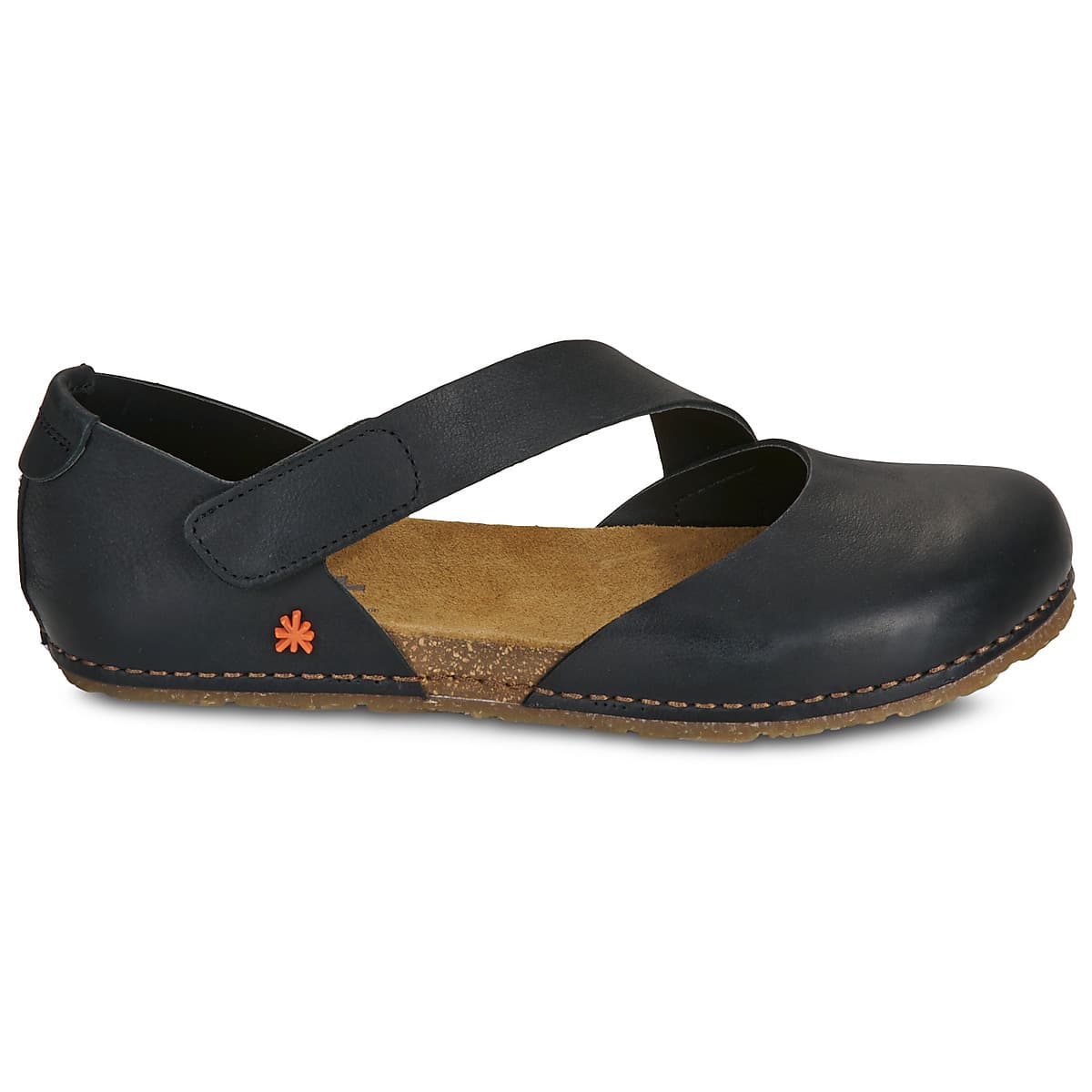 Women's Ballet Flats Art Black