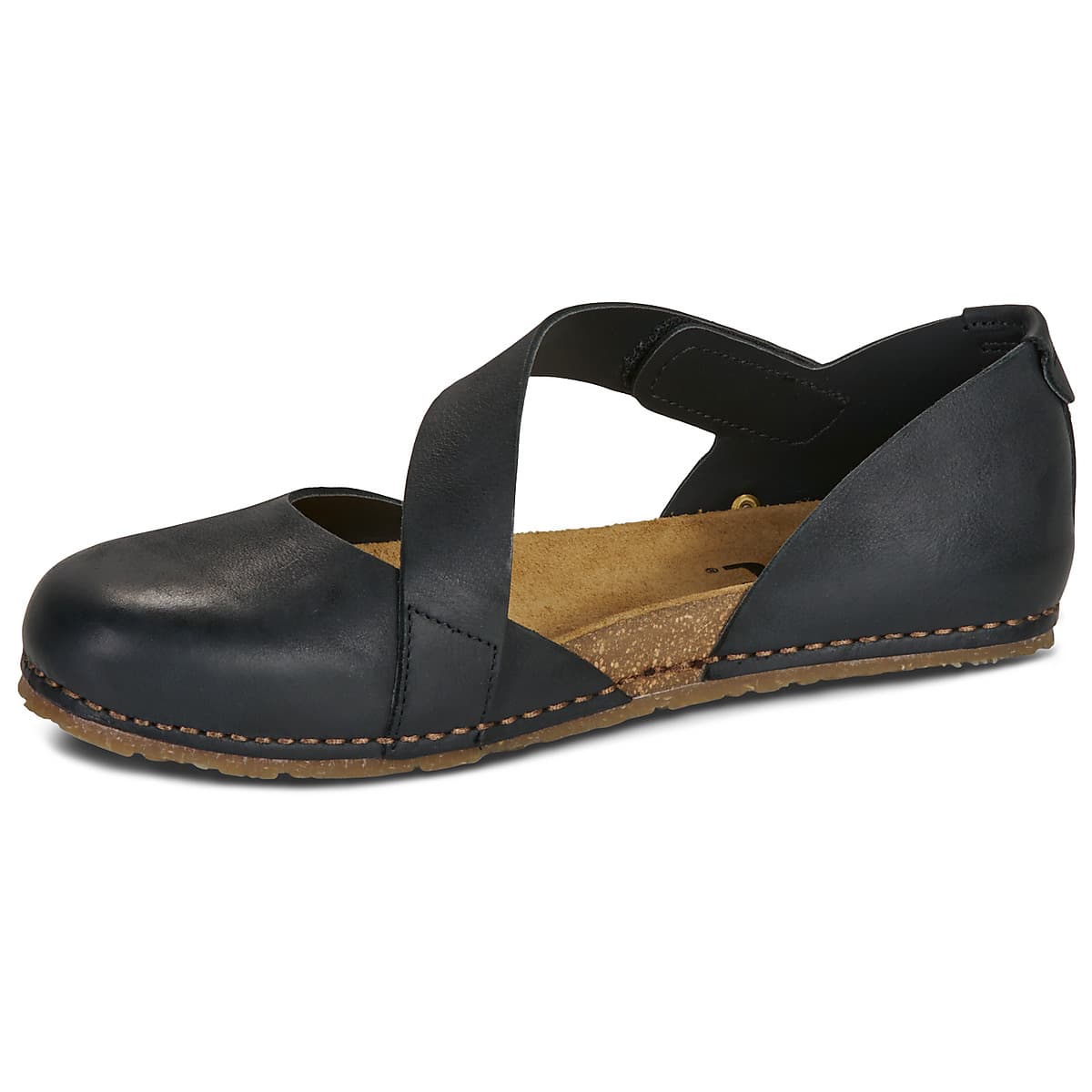 Women's Ballet Flats Art Black