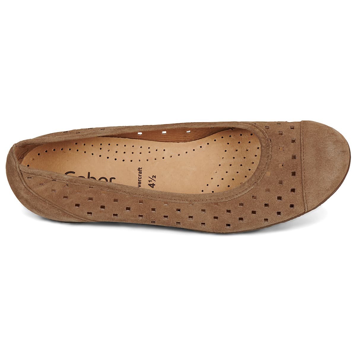 Women's Ballet Flats Gabor Brown