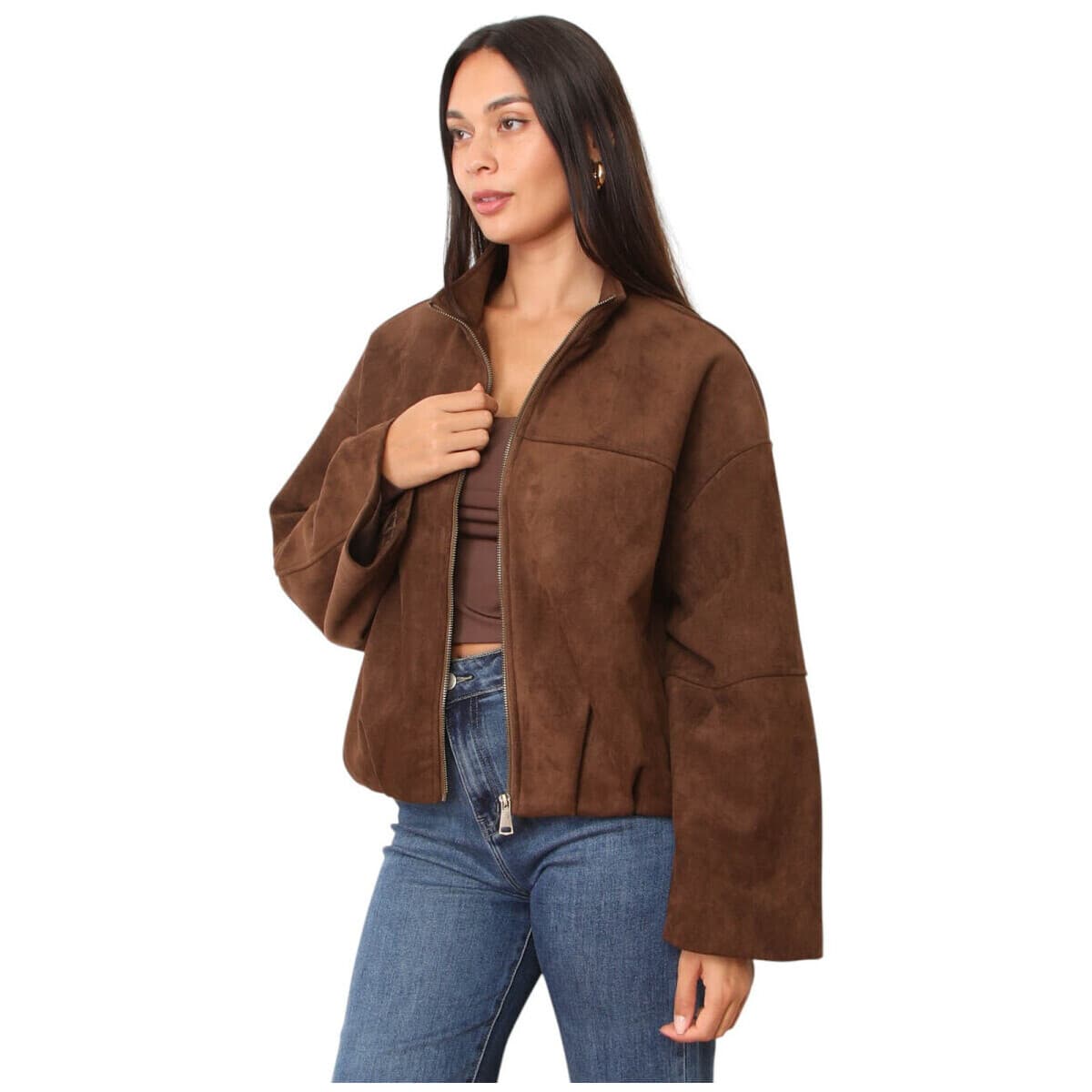 Women's Jackets La Modeuse Brown