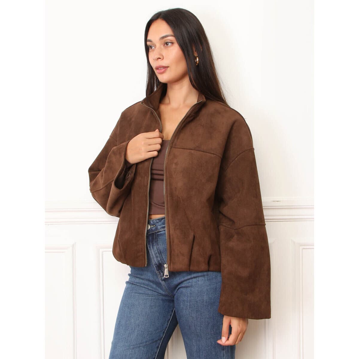 Women's Jackets La Modeuse Brown