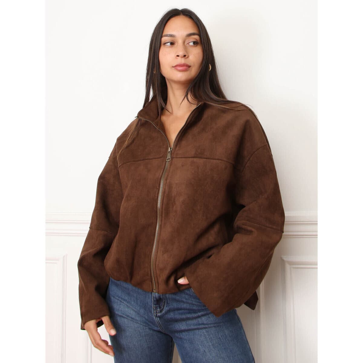 Women's Jackets La Modeuse Brown