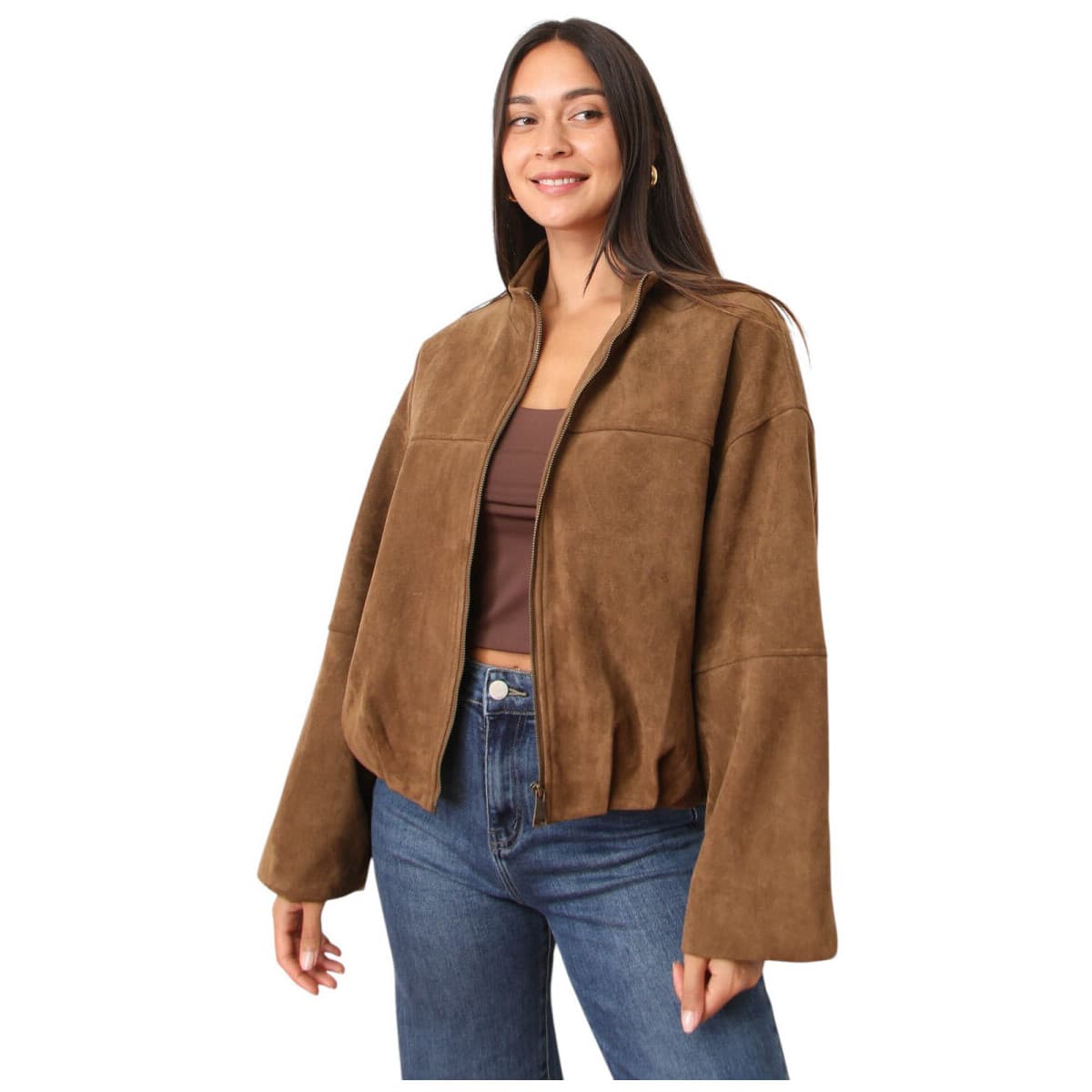 Women's Jackets La Modeuse Brown