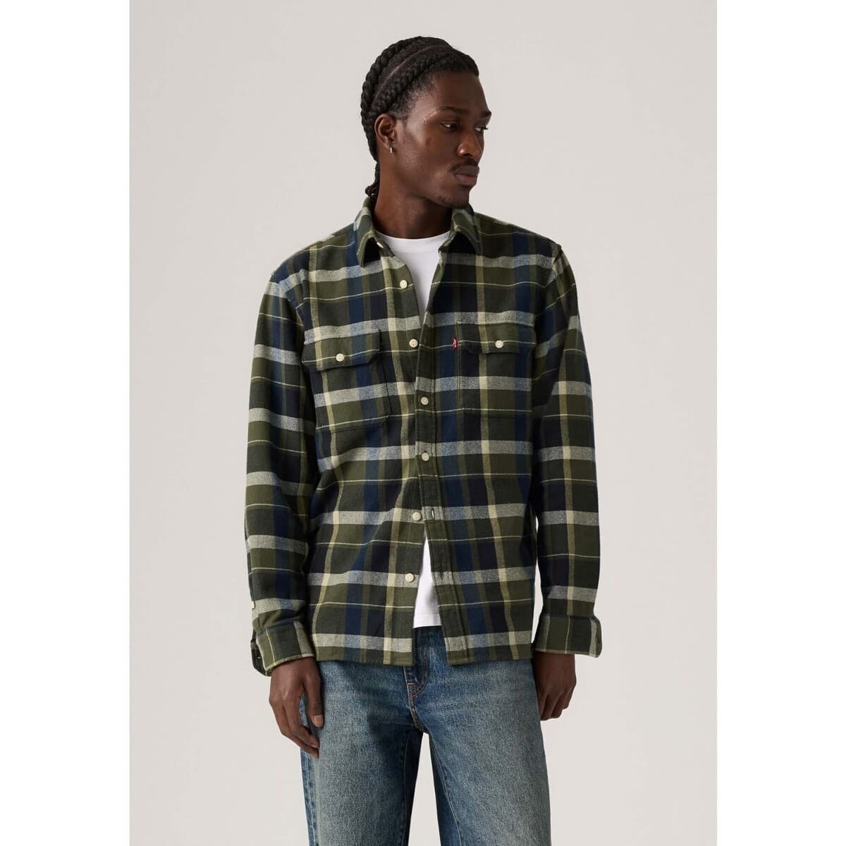 Men's Shirts Levis Green