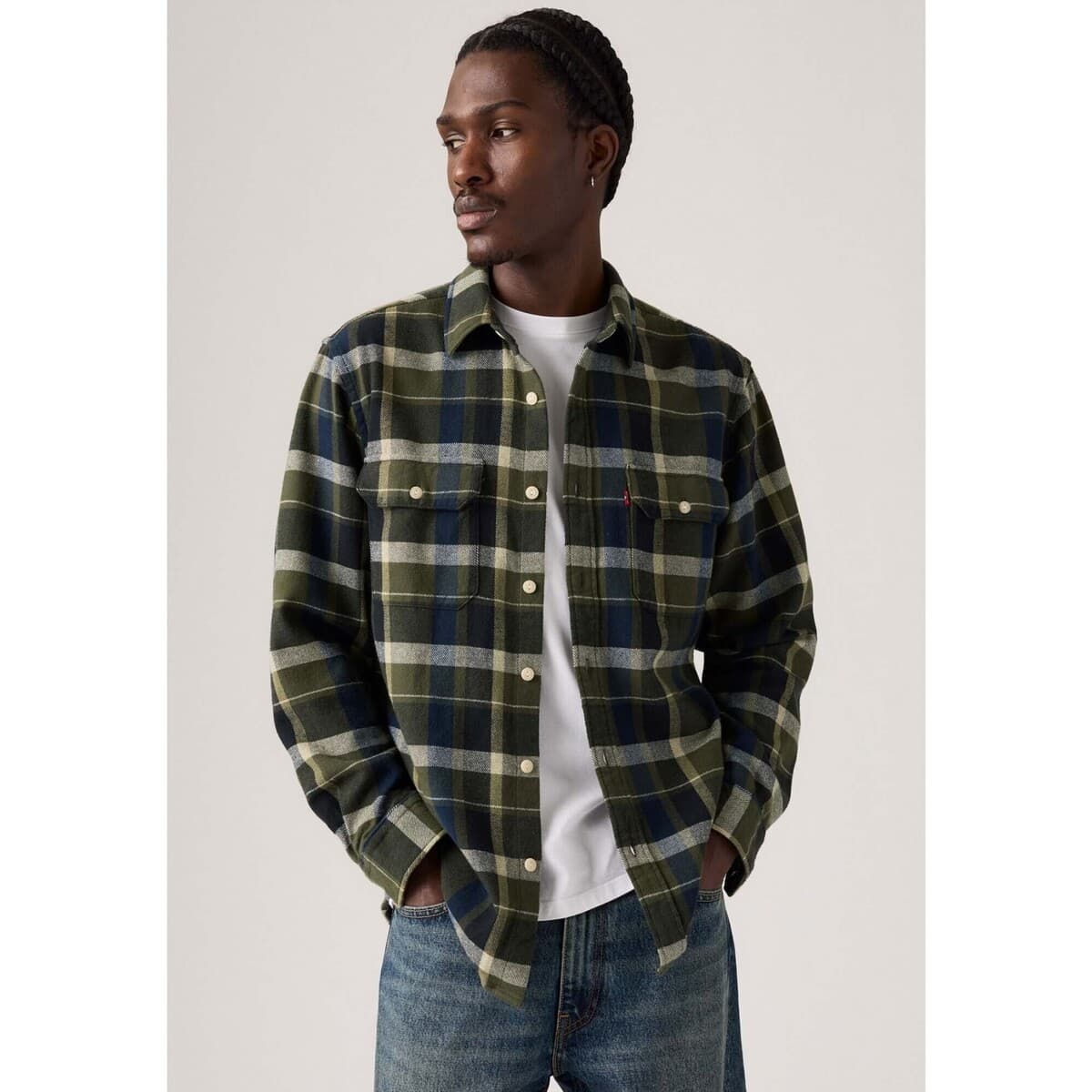 Men's Shirts Levis Green