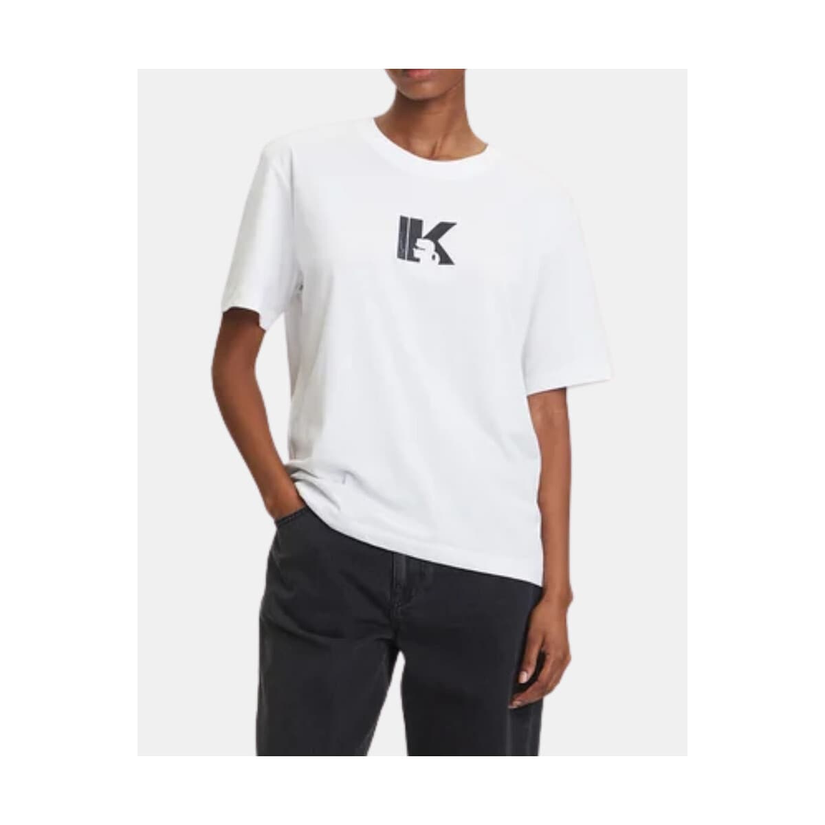 Women's T-Shirts Karl Lagerfeld White